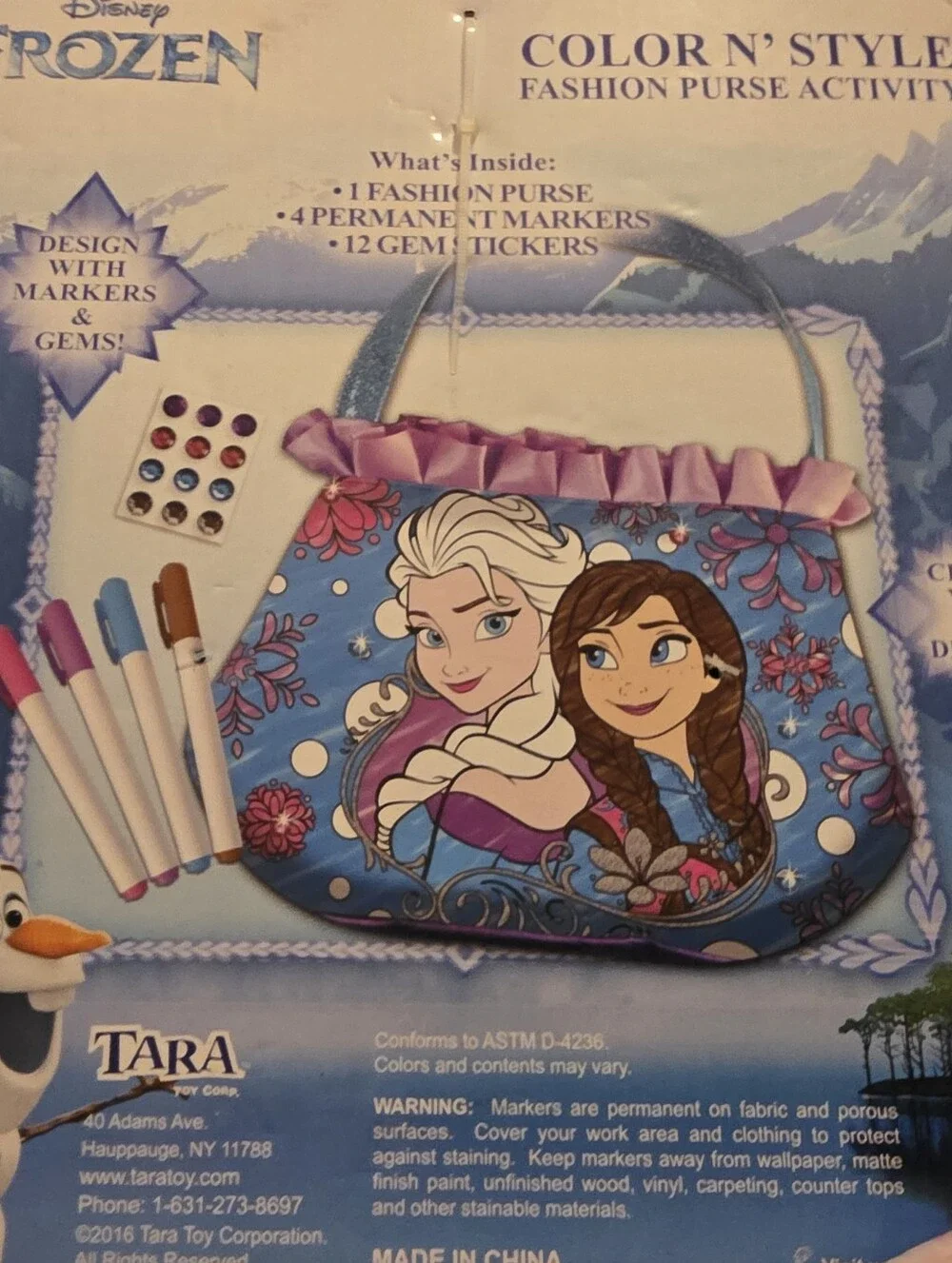 New Disney Color & Style Frozen Purse